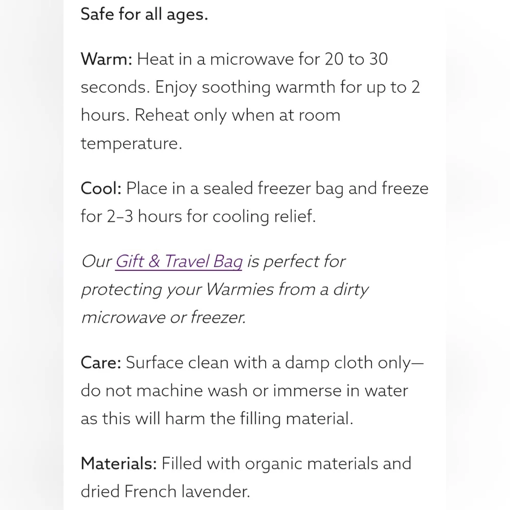 Warmies Brown Curly Bear Junior - Picture 7 of 14